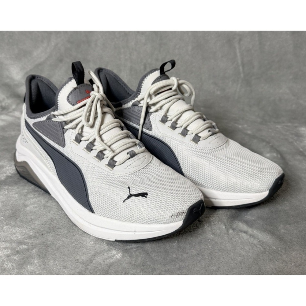 PUMA Amplifier Slip On SZ 11 Cool Light Dark Gray Sneakers Mens‎ Shoes 396867
